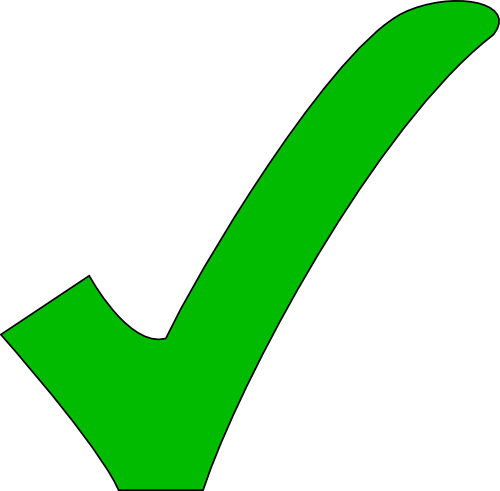 Green tick